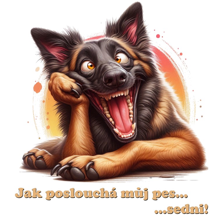 Belgický ovčák funny