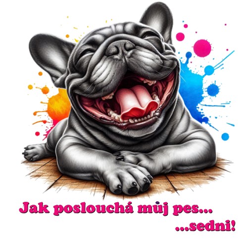 Francouzský buldoček funny