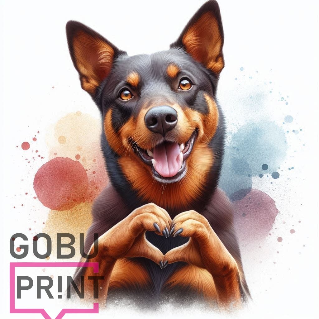 Australská kelpie - srdce