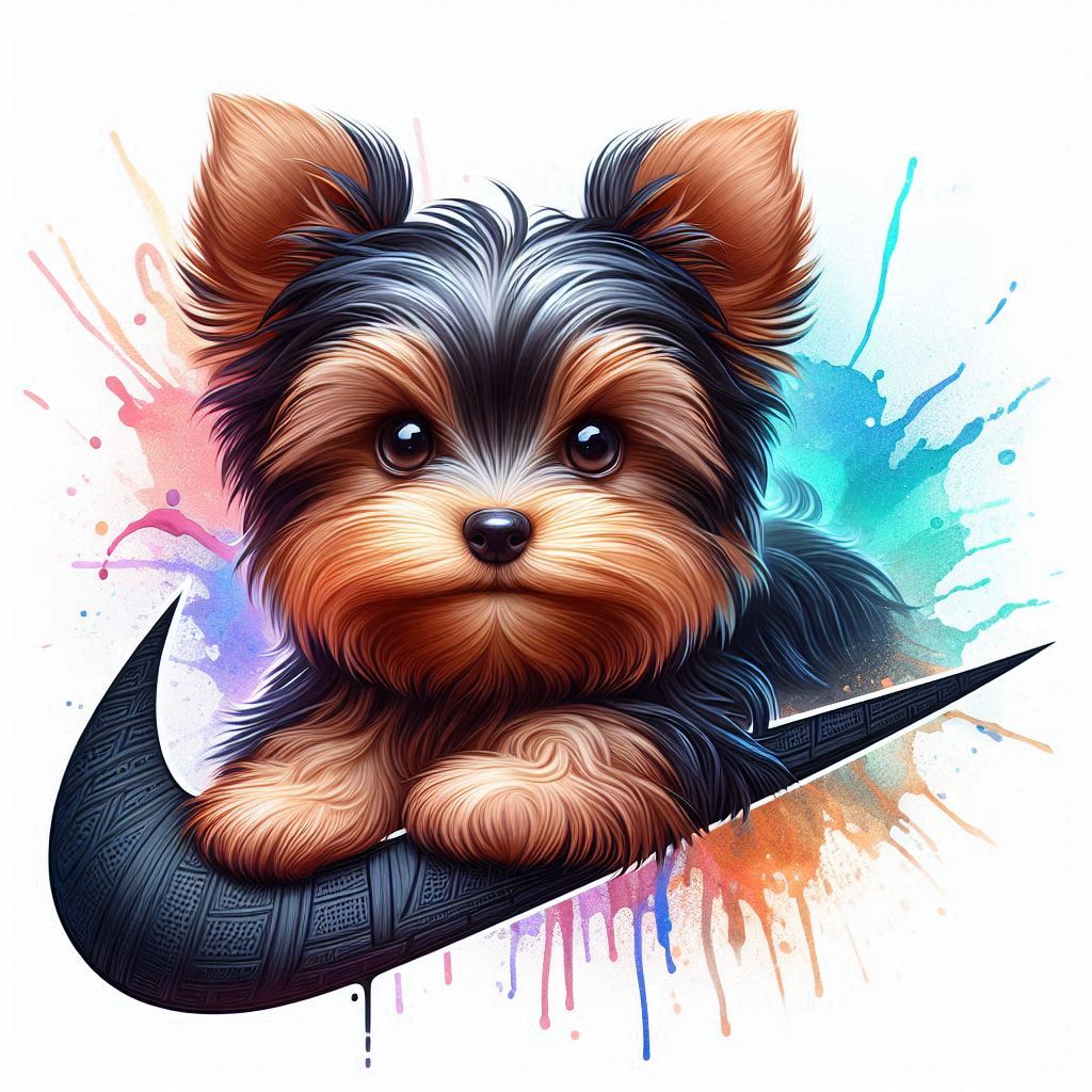 Jorkšírský teriér nike cute