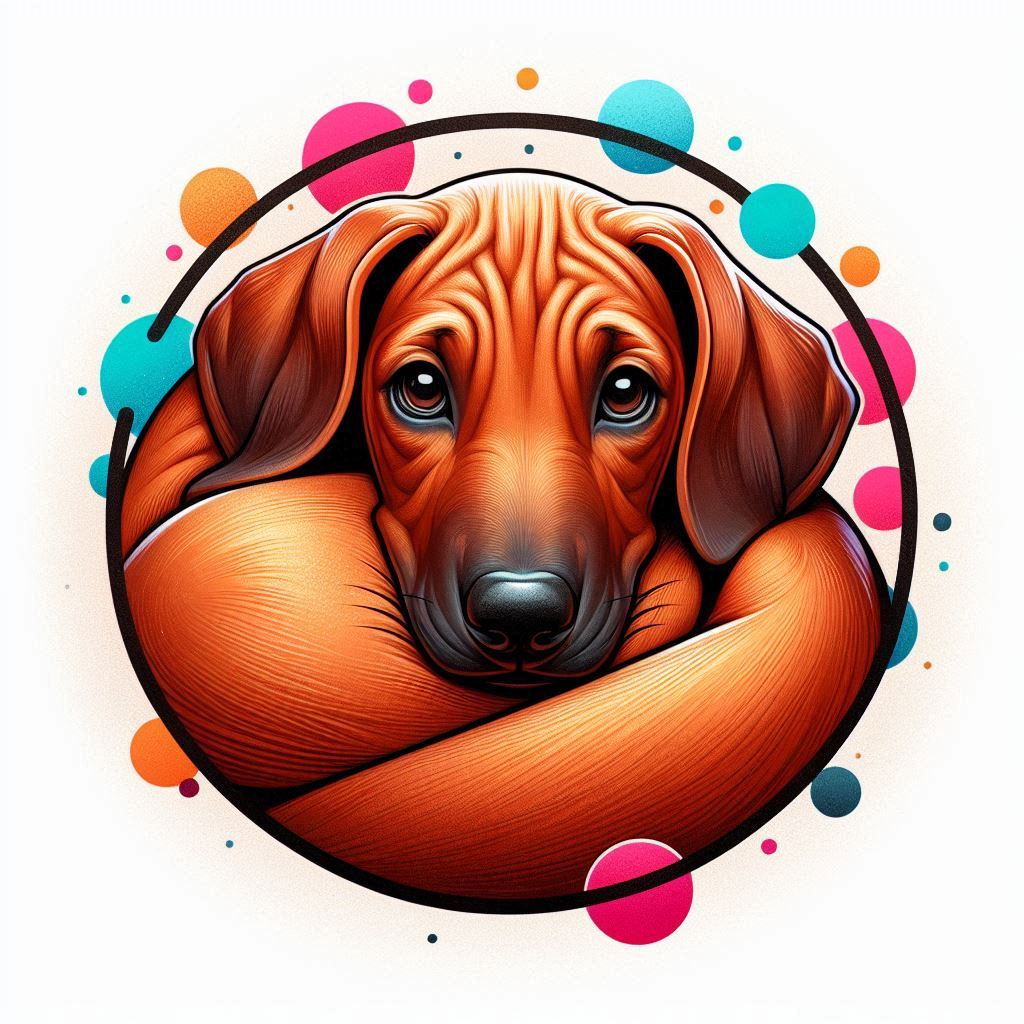 Rhodéský ridgeback v kruhu