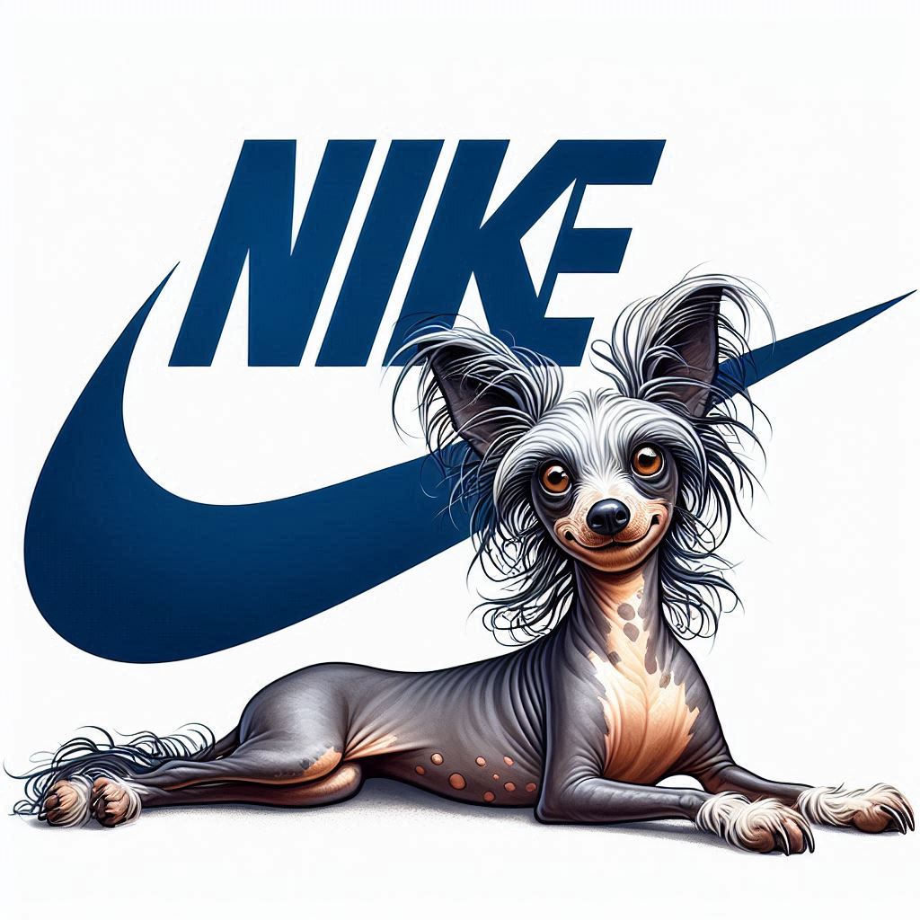 Čínský chocholatý pes nike