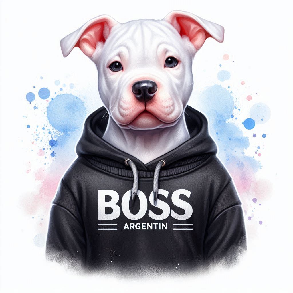 Argentinská doga štěně boss