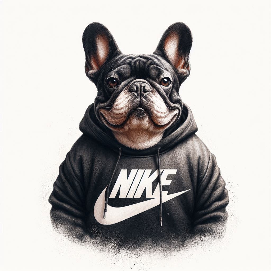 Francouzský buldoček stařík nike