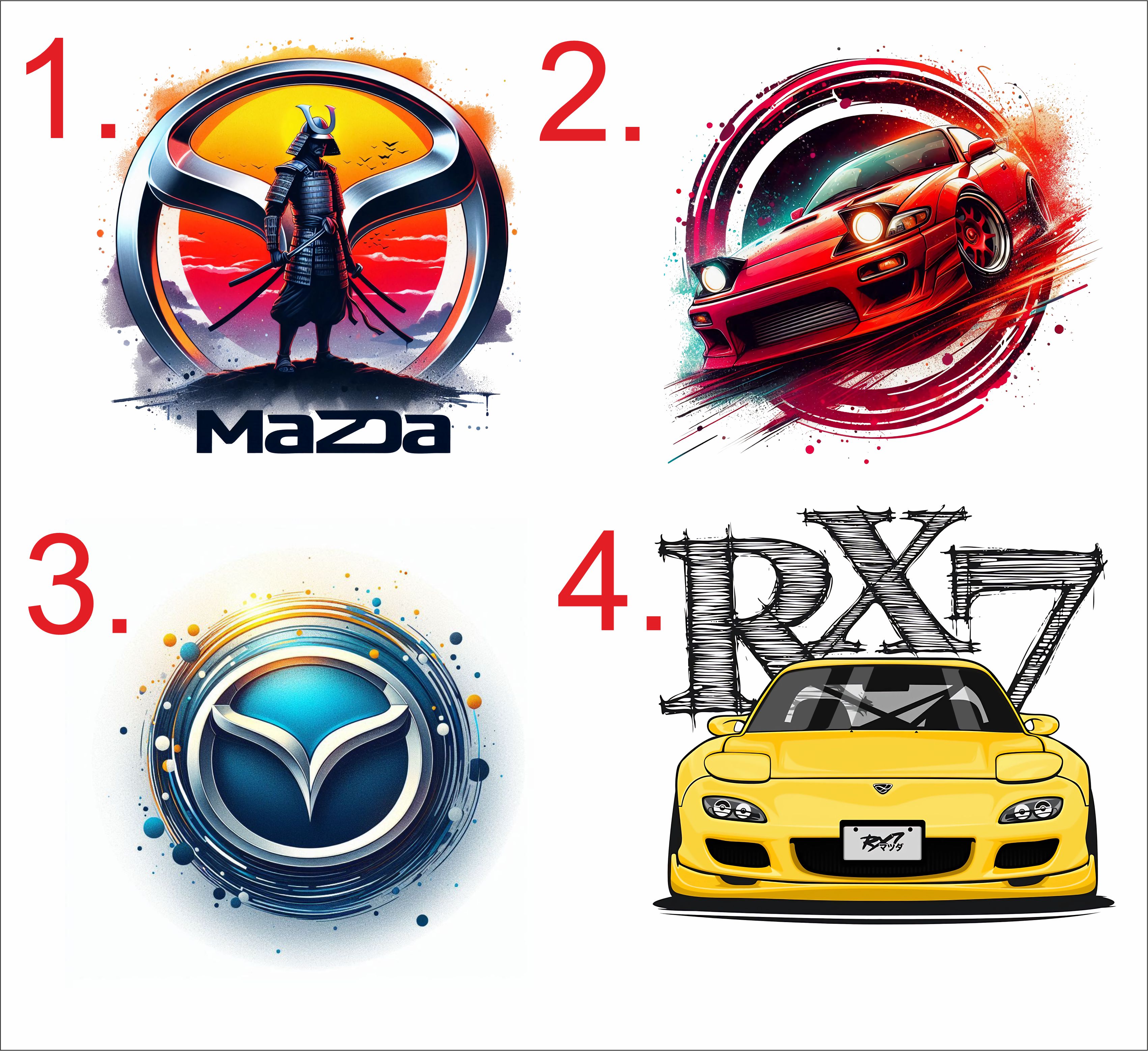 Mazda - 4 motivy