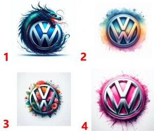 Volkswagen znaky - 4 motivy