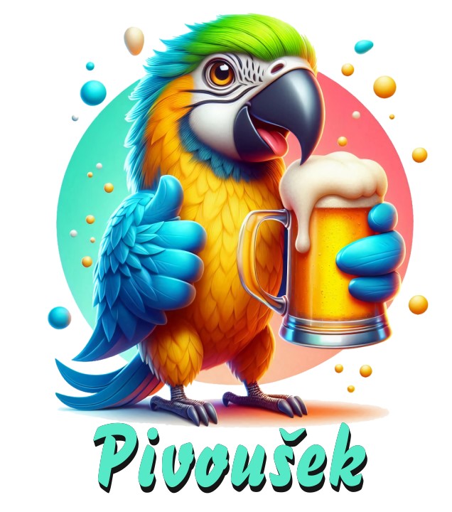 Pivoušek - papoušek ararauna