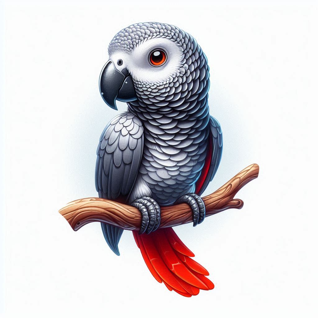 Papoušek žako cute