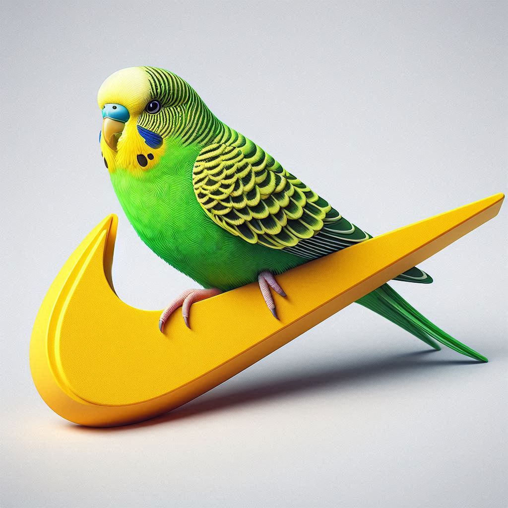 Andulka žlutozelená nike