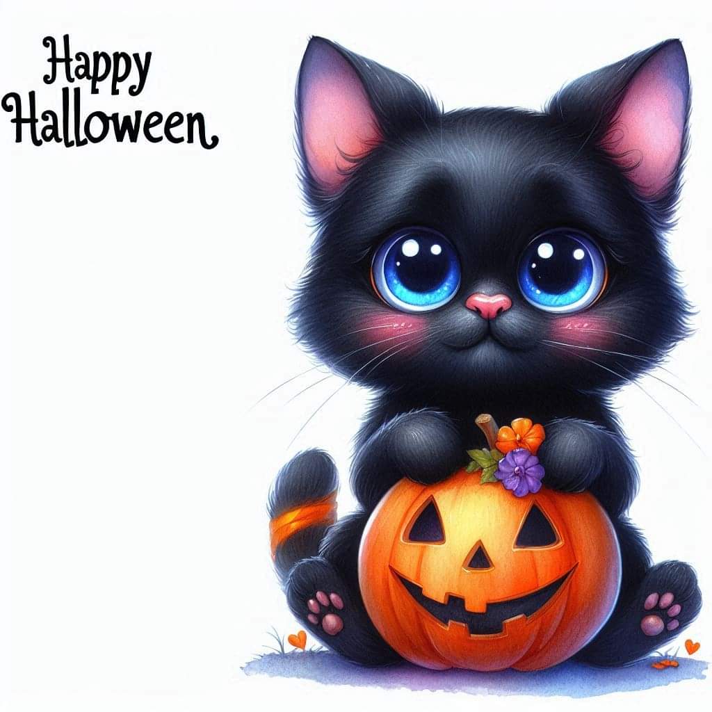 Kočka kreslená cute