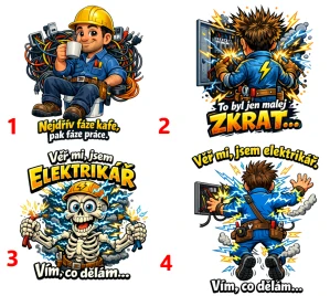 Elektrikář - vím co dělám - 4 motivy