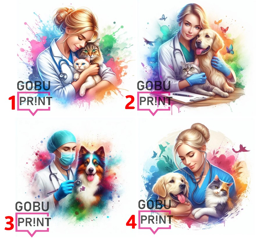 Veterinářka - 4 motivy