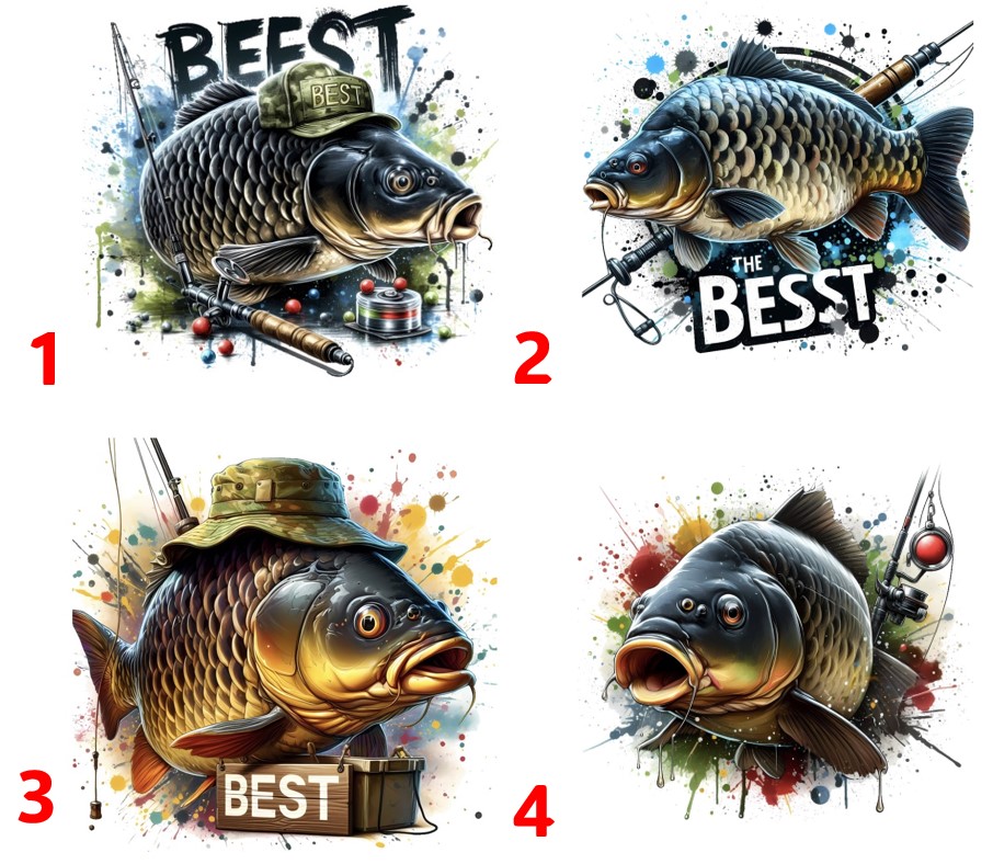 Kapr obecný best - 4 motivy