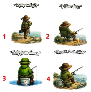 Rybář best - 4 motivy