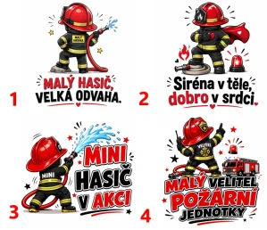 Malý hasič - 4 motivy