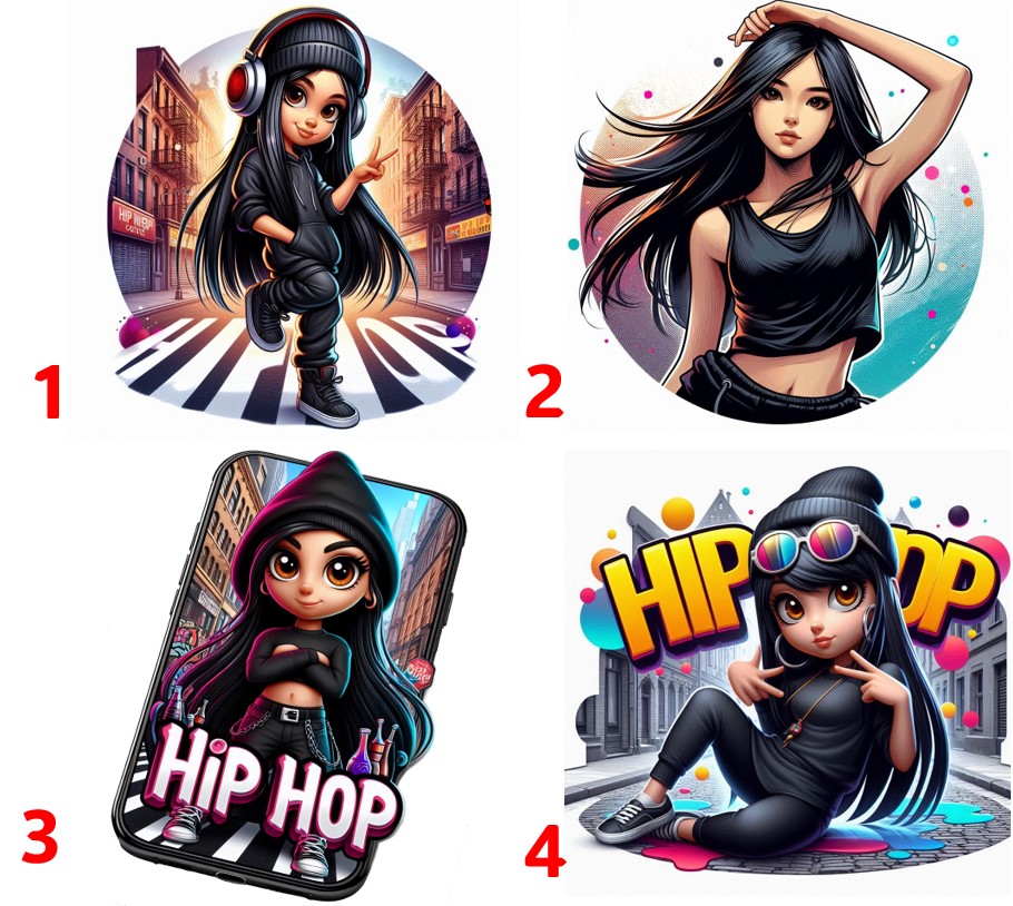 Hip Hop - 4 motivy