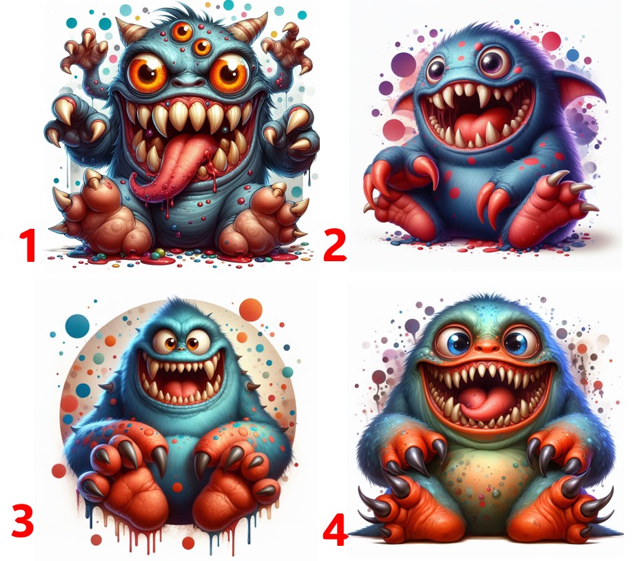 Dětské příšerky II - 4 motivy