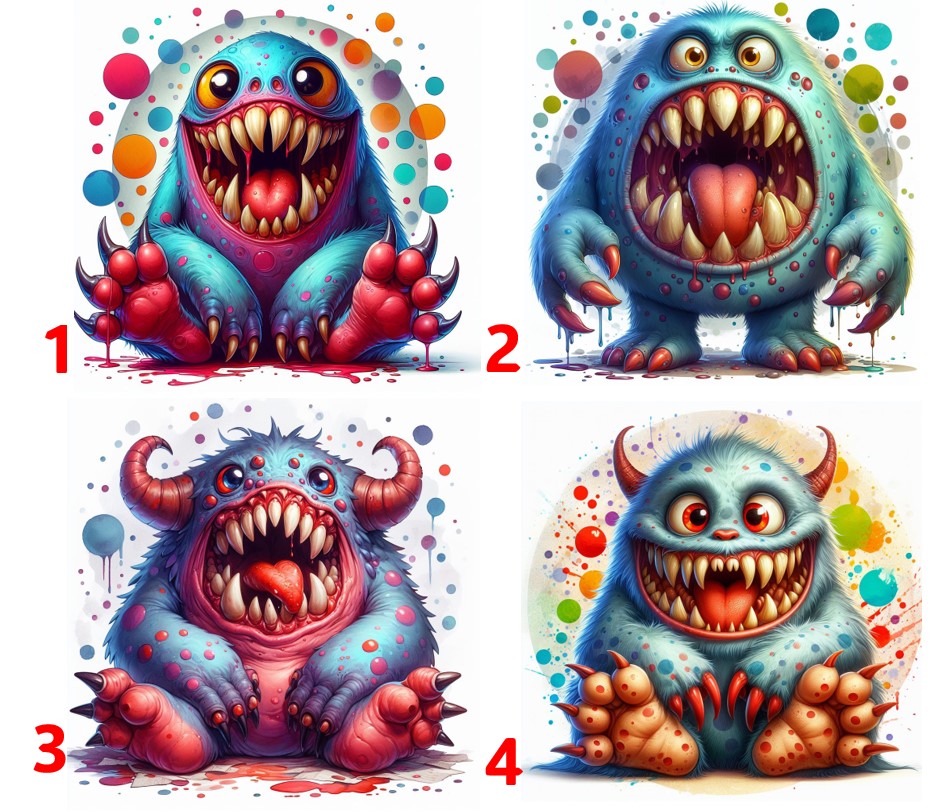 Dětské příšerky III - 4 motivy