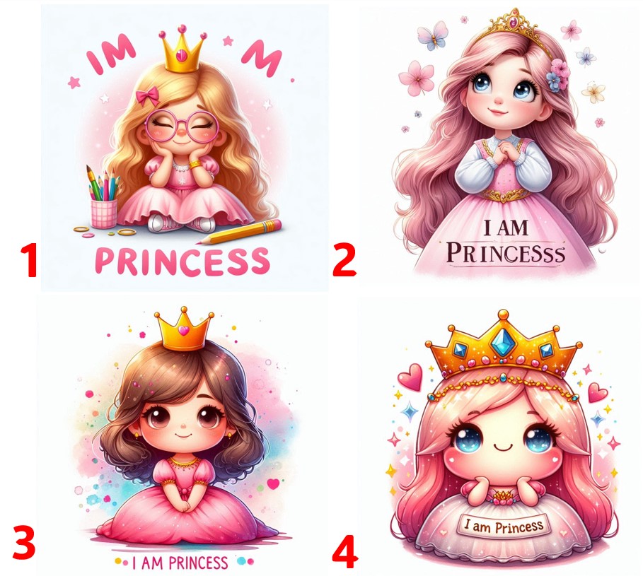 Jsem princezna - 4 motivy