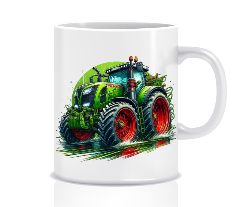 Keramický hrnek - traktor