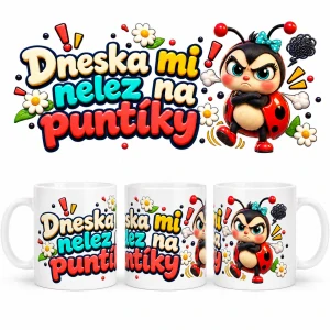Keramický hrnek - naštvaná beruška