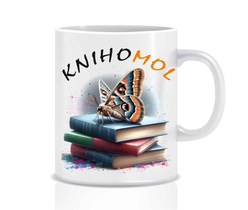 Keramický hrnek - knihomol