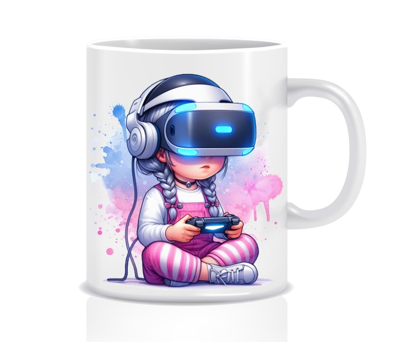 Keramický hrnek - gamer holka