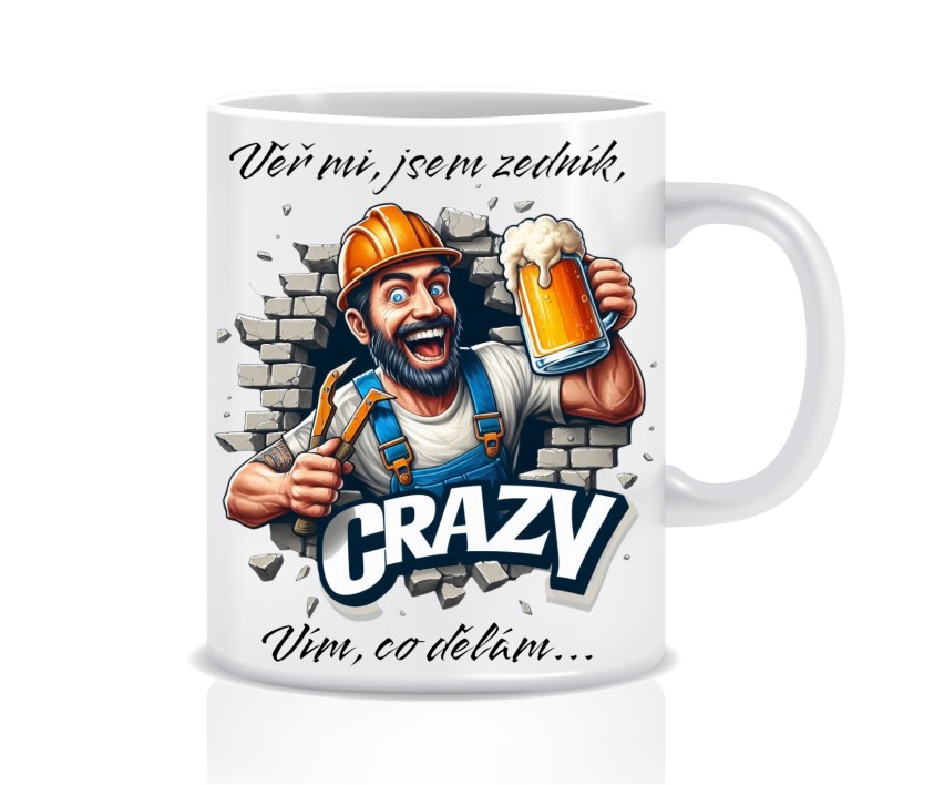 Keramický hrnek - zedník