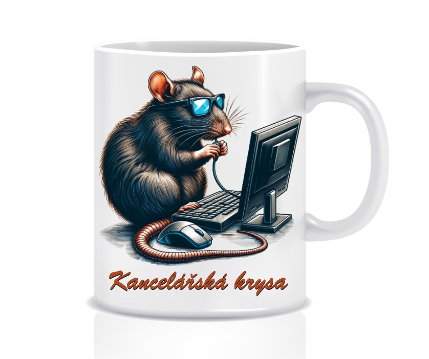 Keramický hrnek - kancelářská krysa