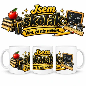 Keramický hrnek - školák
