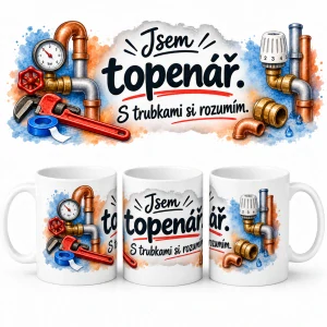 Keramický hrnek - topenář