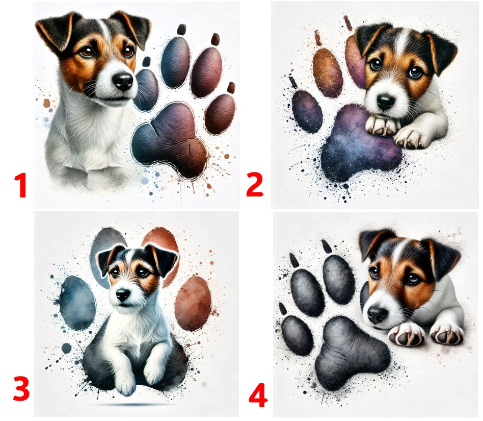 Jack russel - 4 motivy