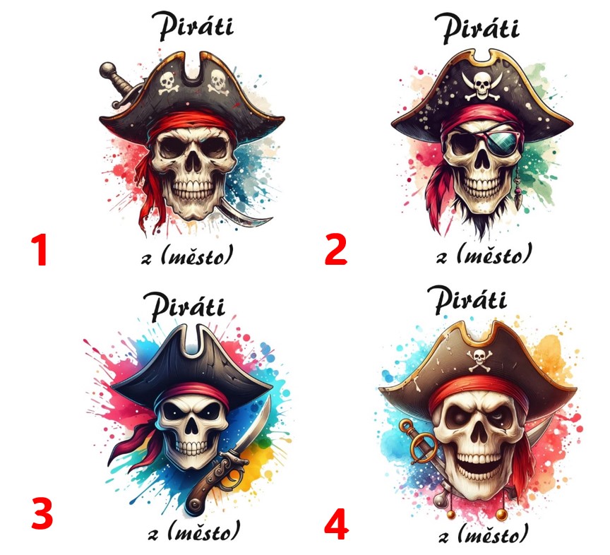Vodáci - piráti z města - 4 motivy