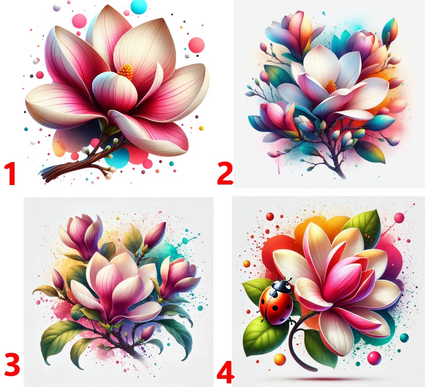 Magnolia - 4 motivy