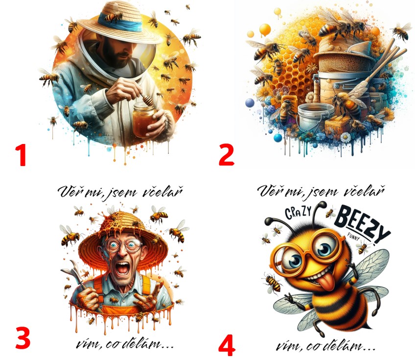Včelař - 4 motivy