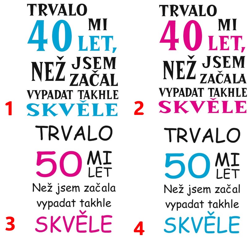 Trvalo mi 40 let - 4 motivy