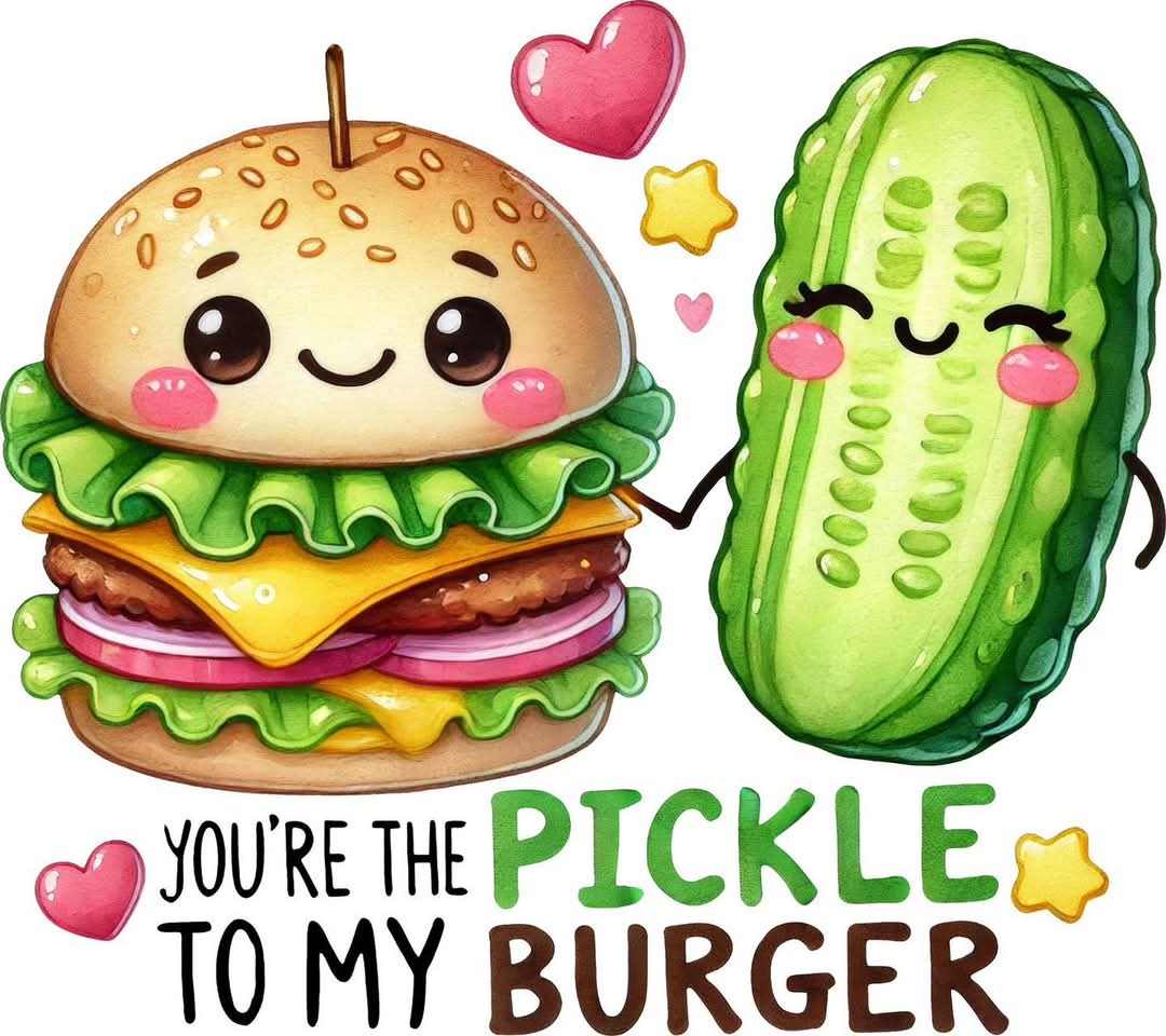 Hamburger a okurka