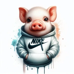 Prasátko nike