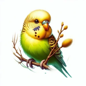 Andulka žlutozelená