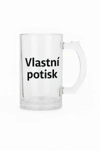 1.Půllitr čirý s vlastním potiskem