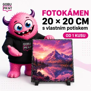 Fotokámen 20x20 s vlastním potiskem