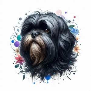Lhasa apso  černý