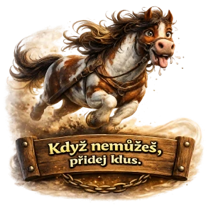 Strakatý kůň - když nemůžeš, přidej klus