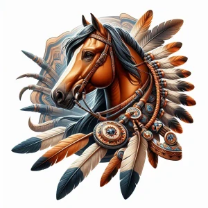 Western kůň indián