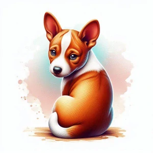 Basenji štěně