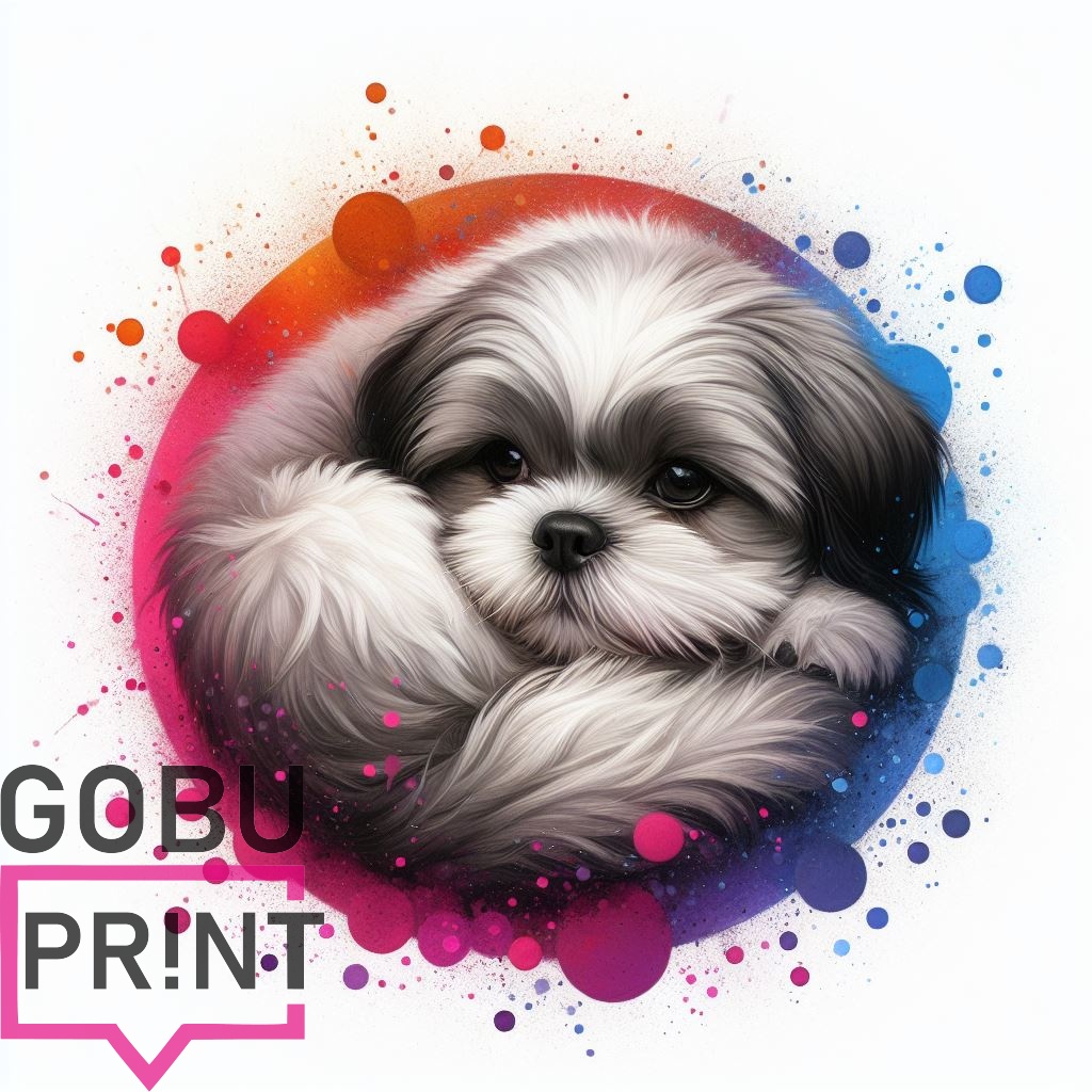 Shih-tzu spící