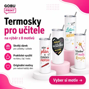 Termoska pro učitele - 8 motivů