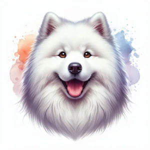 Samojed hlava