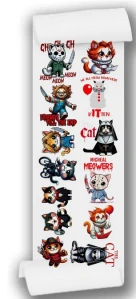 DTF transfer – tisk na metr (vlastní motiv)