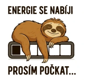 Lenochod - energie se nabíjí